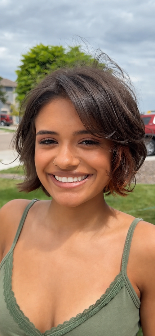 She came to me with longer hair that needed a little love and was ready for a big change. We took th(..)